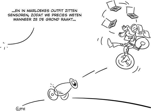 Cartoon ISOC.nl-awards 2012 Marloeke van der Vlugt