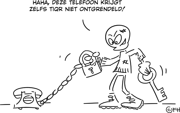 Cartoon ISOC.nl-awards 2012 Tiqr