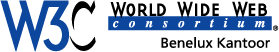 Het logo van W3C Benelux